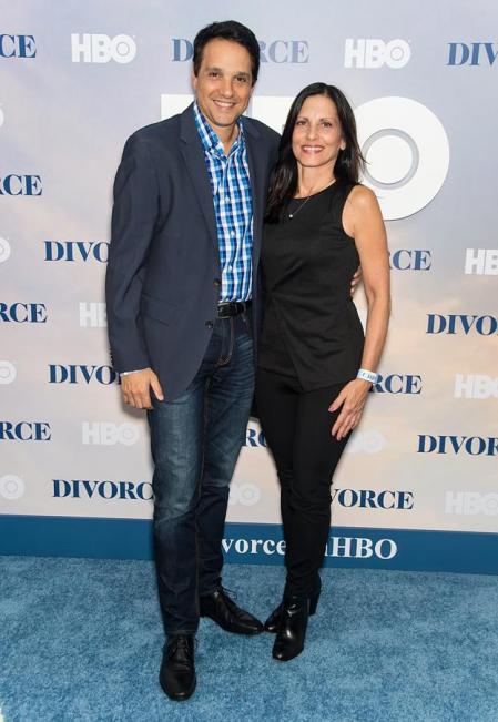 NEW YORK, NY - OCTOBER 04: Actor Ralph Macchio and wife, Nurse practitioner, Phyllis Fierro attend the 'Divorce' New York Premiere at SVA Theater on October 4, 2016 in New York City. (Photo by Gilbert Carrasquillo/FilmMagic)