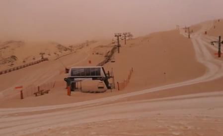 Pistas de Baqueira Beret con nieve cubierta de polvo, el 6 de febrero