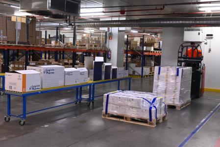 El cargamento consta de 196.800 dosis.