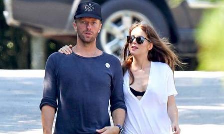 Chris Martin y Dakota Johnson