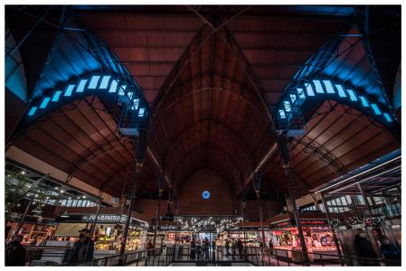 Interior del Mercat Central de Tarragona.