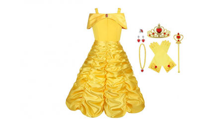 Disfraz de Bella en 'La Bella y la bestia'