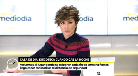 Amenazas a 'Ya es mediodía' por informar sobre las fiestas ilegales en Madrid.