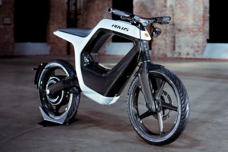 Motocicleta eléctrica Novus.