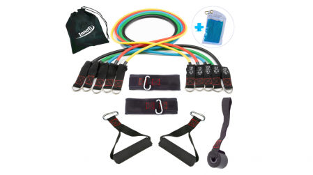 Set de gomas de fitness para musculación