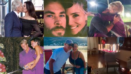 Felicitaciones con mucho 'love' de Michael Douglas, Elsa Pataki, Nicole Kidman, Victoria Beckam, Rita Wilson y Jennifer López.