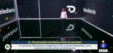 Así es el nuevo plató del Telediario de TVE