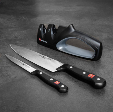 Set de cuchillos y afilador de Wüsthof Chef