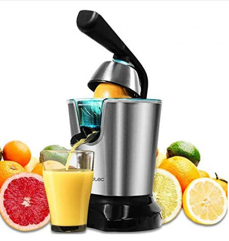 Cecotec Exprimidor Eléctrico Zitrus PowerAdjust 600 Black