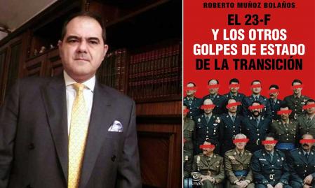 El historiador Roberto Muñoz Bolaños, autor de 'El 23-F y los otros golpes de Estado de la Transición'.