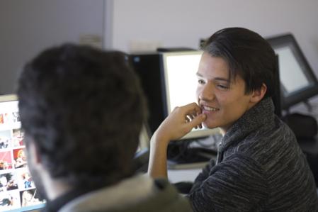 Alumnos del grado de animación de U-Tad