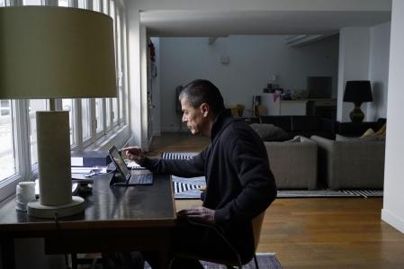 FRANCE. Paris. Emmanuel Carrere. 2017.