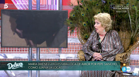 'Sábado Deluxe': María Jiménez, totalmente recuperada, ha acudido al plató del programa presentado por Jorge Javier Vázquez