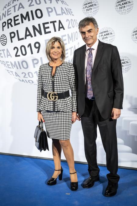 Julia Otero y su marido
