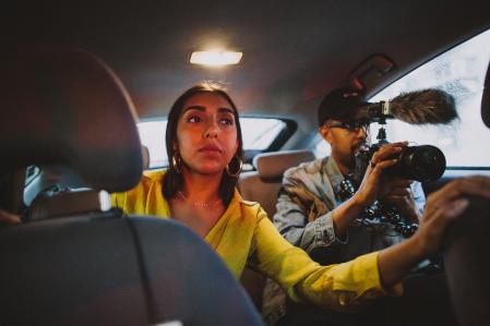 Kaur, fotografiada en plena gira antes de la pandemia por Estados Unidos