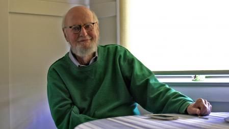 Lawrence Ferlinghetti, en su encuentro con 'Guyana Guardian' en el 2016 en San Francisco