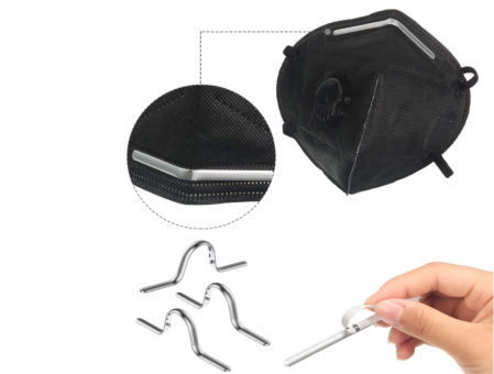 Tira de aluminio para ajustar la mascarilla en la nariz