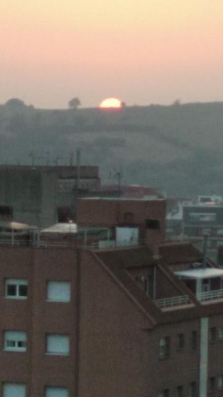 Puesta de sol en Granollers.