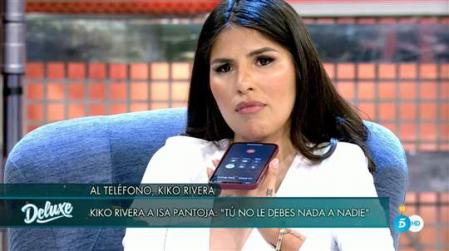 Kiko Rivera entre por teléfono en 'Sábado Deluxe'.