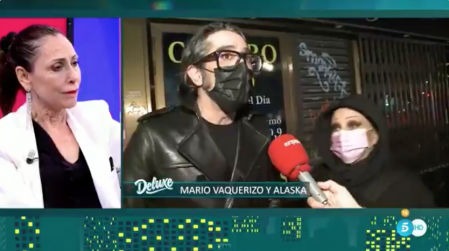 'Domingo Deluxe': María Barranco escucha cómo Mario Vaquerizo y Alaska defienden a Victoria Abril y Miguel Bosé