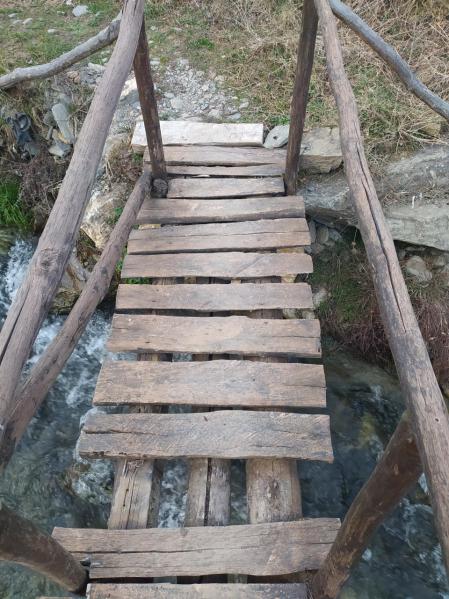 Ruta de las pasarelas entre Ger y All.