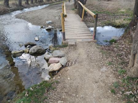 Ruta de las pasarelas entre Ger y All.