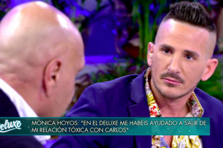 Sergi Ferré, reportero de 'Sálvame' con su nuevo aspecto en el 'Deluxe'