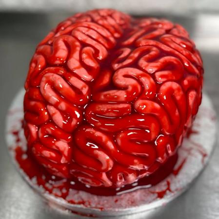 El chef es especialista en 'repostería terrorífica'.