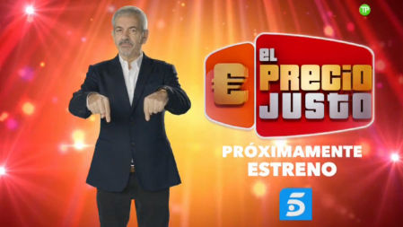 Carlos Sobera presenta el renovado 'El precio justo' en Telecinco