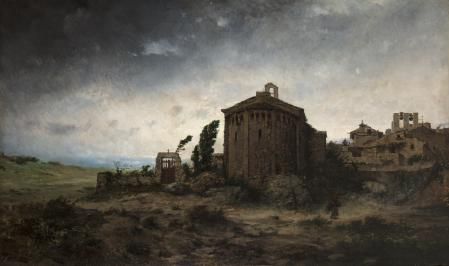 'Cementerio e iglesia' de Modest Urgell