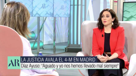 Isabel Díaz Ayuso en 'El programa de Ana Rosa'