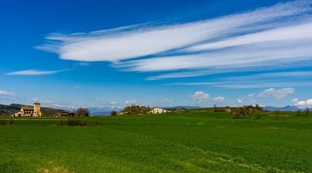 Nubes lenticulares en Gurb.