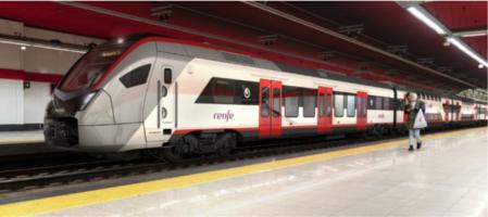 Recreación virtual de los nuevos trenes fabricados por Alstom para Renfe