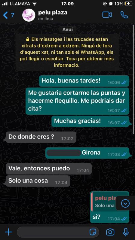 Cuidado a dónde pides las citas.