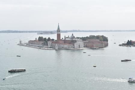 Isla de San Giorgio desde el campanario de San Marcos
