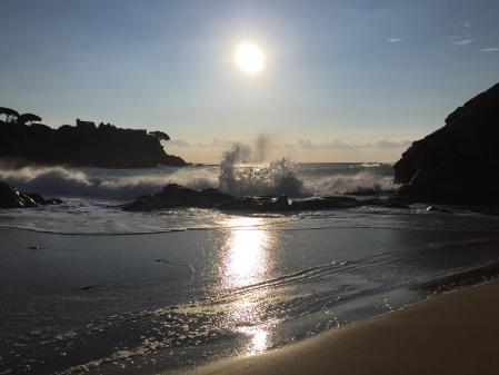 Vistas de la cala de La Fosca.