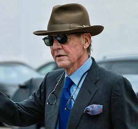 WELS, AUSTRIA - MARCH 23: Prince Ernst August of Hannover leaves the Regional Court Wels on March 23, 2021 in Wels, Austria. Prince Ernst August of Hannover is accused of resistance against the power of the state, grievous bodily harm, threat, intimidation and criminal damage. (Photo by Kerstin Joensson/Getty Images)