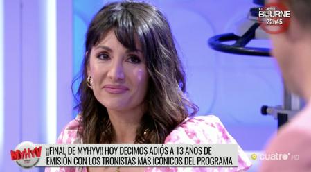 Nagore Robles en el último programa de 'MYHYV'.