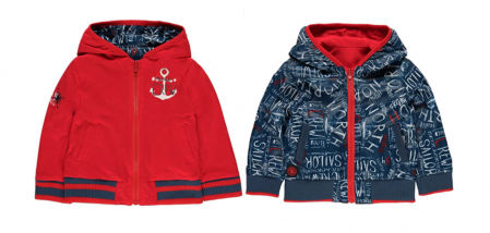 Cazadora de tejido técnico reversible Boboli