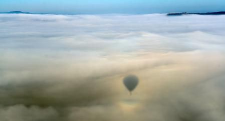 Vuelo en globo sobre Vic.