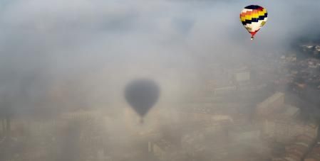 Vuelo en globo sobre Vic.
