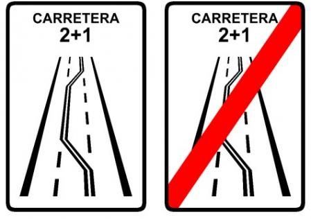 Esbozo de las señales de inicio y final de tramo para adelantar recogidas en el informe del Ministerio de Transportes, Movilidad y Agenda Urbana&nbsp;