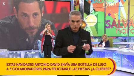 'Sálvame': Kiko Hernández intena abandonar el plató después de que Carlota desvelara la noticia