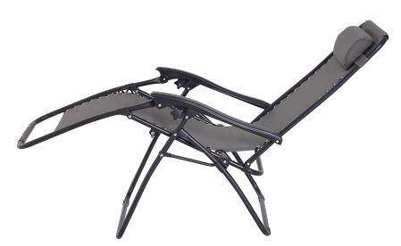 Tumbona plegable de acero Outsunny