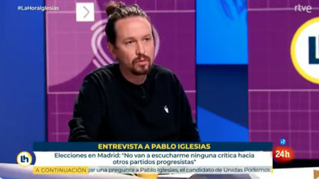 Pablo Iglesias en TVE