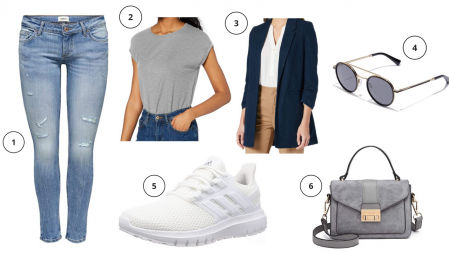 Look informal de primavera, ideal para la oficina Paula Echevarría