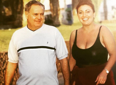 Fotografía publicada por Raquel Mosquera junto a Pedro Carrasco.