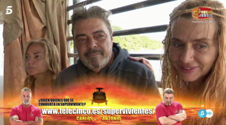 Antonio Canales se ha emocionado al ser uno de los supervivientes elegidos