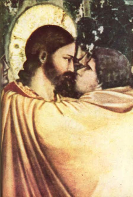 'Judas traiciona a Jesús con un beso', de Giotto di Bondone.
