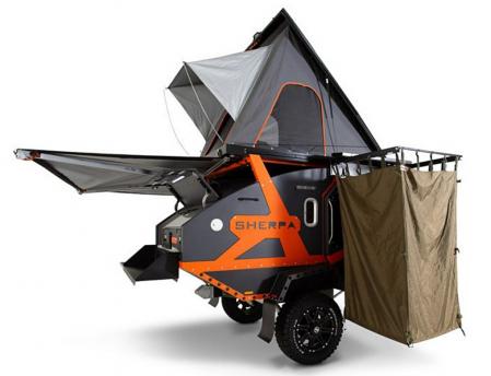 La robusta minicámper BRS Offroad Sherpa.